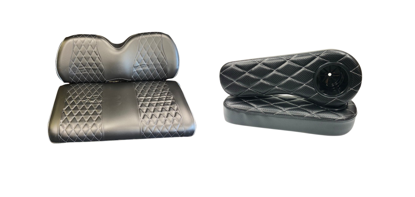 Precedent & Onward (Standard Seats Only) - EZON "No Staples Needed" A2Z Diamond Stitched Seat Cover / Arm Rest Combo