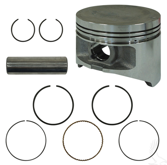 Piston and Ring Assembly, .50mm, Yamaha G22, G29 Gas 03+