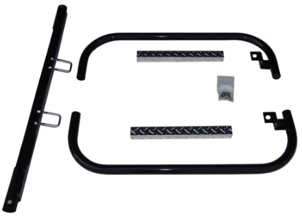 Jakes Nerf Bar Set with Plate Step E-Z GO RXV
