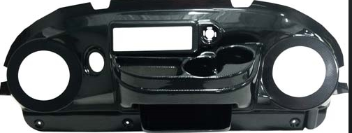 CLUB CAR PRECEDENT DASH CARBON FIBER