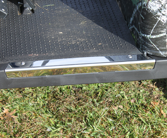 EZGO Golf Cart Chrome Sill Plate for Driver Side