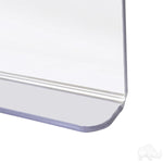 Windshield, 1/4" Impact Modified Clear 2 Piece, E-Z-Go Express Cowl w/ Standard Top & 3/4" Strut